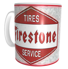 Used, Novelty FIRESTONE race rally Track Tea Coffee Mug cup Office Work Gift for sale  Shipping to South Africa