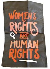 Bandeira de jardim 12X18 Women’s Rights Are Human Rights 2” largura mastro Roe v Wade, usado comprar usado  Enviando para Brazil
