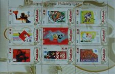 Używany, Historia Filatelistyki Olimpijskiej #5 znaczek na znaczku m/s Malawi 2012 MNH #H067 na sprzedaż  PL