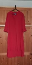 Robe chemise rouge d'occasion  Plomodiern