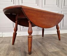 Vintage Solid Maple Wooden Drop Leaf Side End Wine Table - Occasional Coffee for sale  Shipping to South Africa