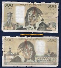 500 francs pascal d'occasion  Lyon II