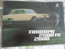 Triumph 2500tc 2000 for sale  KINGS LANGLEY