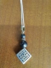 Silver obsidian celtic for sale  MARCH