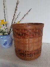 Vintage woven wicker for sale  COVENTRY
