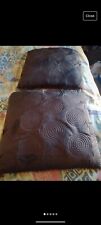 brown silk cushion for sale  BARRY