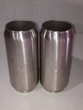 Par de latas de bebida grey goose vodka 6,5" aço inoxidável sem tampas comprar usado  Enviando para Brazil
