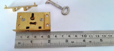 Usado, Fechadura de caixa de latão 1 chave 50mm x 32mm (4249) comprar usado  Enviando para Brazil