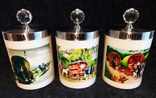 Gypsy,Romany,Traveller -  3 Piece Storage Canisters -  Set - Tea Coffee Sugar for sale  Shipping to South Africa