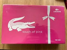 Lacoste touch pink for sale  WALTHAM ABBEY