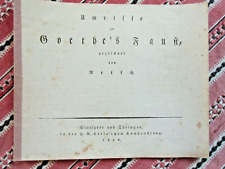 Esbozos del Fausto Retsch Cotta de Goethe 1816 Texto con prefacio segunda mano  Embacar hacia Argentina