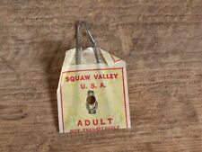 Squaw valley 1970s for sale  Los Angeles
