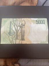Banconota 5000 lire usato  Castiglion Fiorentino