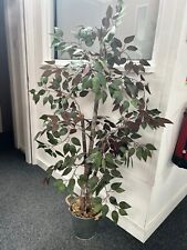 artificial plants indoors in pots, excellent condition 155cm height for sale  RUGBY