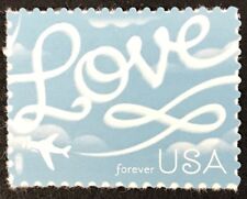 Usado, 2017 Scott #5155 Forever - LOVE SKYWRITING - Selo único - Estado perfeito, sem marca de charneira comprar usado  Enviando para Brazil