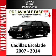 CADILLAC ESCALADE 2010 2011 2012 2014 2014 SERVICIO MANUAL TALLER DE REPARACIÓN, usado segunda mano  Embacar hacia Argentina