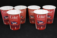 Usado, 6 tazas de papel de Coca Cola - Copa América de Defensa de Australia 1987 segunda mano  Embacar hacia Argentina