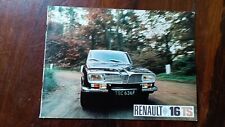 Renault brochure 1969 for sale  HELSTON