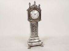 Clock Parquet Miniature Solid Silver Dutch Virgin Venus 19th for sale  Shipping to South Africa