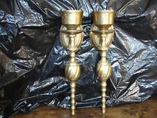 Pair solid brass for sale  Old Saybrook