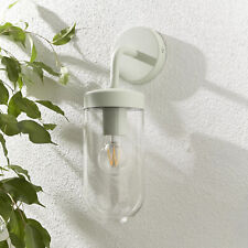 Zinc Mount Matt Mint Green Mains E27 Outdoor Lantern Wall Light Fitting IP44, used for sale  Shipping to South Africa