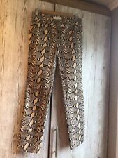 BRAX Snakeskin JEAN Trousers SIZE 10 for sale  Shipping to South Africa