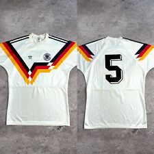 Camiseta deportiva de fútbol americano para casa de Adidas Alemania 1990 #5 AUGENTHALER L segunda mano  Embacar hacia Argentina