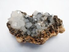 Quartz, Galena & Chalcopyrite on Ankerite or Siderite, mineral specimen, Cumbria, used for sale  Shipping to South Africa