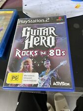 Guitar Hero Rocks The 80s - PS2 Playstation 2 jogo completo com manual comprar usado  Enviando para Brazil