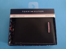Usado, Carteira de couro masculina Tommy Hilfiger nova na caixa com proteção RFID comprar usado  Enviando para Brazil