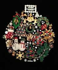 Vintage christmas jewelry for sale  West Middlesex