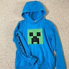 Minecraft hoodie turquoise for sale  CHELMSFORD