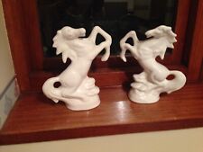 Pair white china for sale  WITHAM