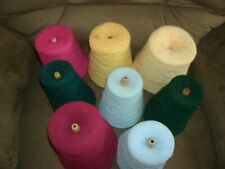 Yarn 8 Cones for Knitting Machine Fine multiple colors for sale  Shipping to South Africa