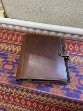 Filofax brown leather for sale  Shipping to Ireland