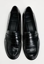 Used, Zara animal print loafers In Black Size 7.5 for sale  Shipping to South Africa
