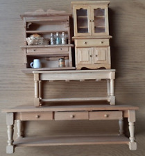 Pine furniture for a Dolls house       scale 1/12 for sale  Shipping to South Africa