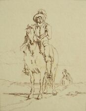 Used, Antique James Stewart Musketeer horse study etching print 1800's for sale  Shipping to South Africa