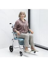 Cadeira de rodas OasisSpace cômoda rolante dobrável 300 lb assento acolchoado apoio de braço, usado comprar usado  Enviando para Brazil