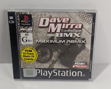 Dave Mirra Freestyle BMX Maximum Remix PS1 CON MANUAL Falta CD de música... segunda mano  Embacar hacia Argentina