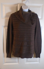 Michael Kors, gola tartaruga, suéter de malha de cabo, marrom, tamanho P comprar usado  Enviando para Brazil