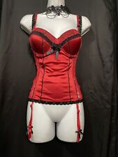 Red satin lace for sale  Pasadena