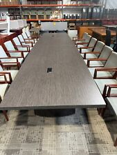 Conference table gray for sale  Cleveland