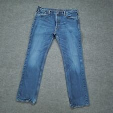 Reuhl Jeans Mens 36x32 Blue Denim Pants Button Fly Morton Slim Straight Leg for sale  Shipping to South Africa