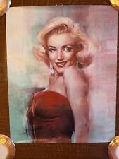 Marilyn Monroe Canvas Art Print  by Haiyan 2004, Ready for Framing 19" x 15", used for sale  Shipping to South Africa