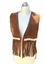 Hippy fringed tan for sale  TONBRIDGE