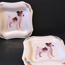 Placas decorativas de cerâmica Jack Russell Terrier feitas na Inglaterra 1988 comprar usado  Enviando para Brazil