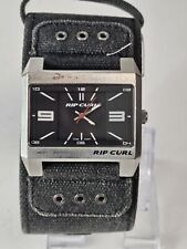  Raro relógio de quartzo masculino autêntico Rip Curl asfalto camuflado couro denim  comprar usado  Enviando para Brazil
