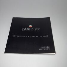 TAG HEUER Relógio de Quartzo Manual do Usuário Apenas Instruções Sem Cartão de Garantia Frete Rápido comprar usado  Enviando para Brazil