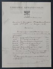 1917 armand colin d'occasion  Expédié en Belgium